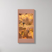 花 キャンバスプリント (正面)