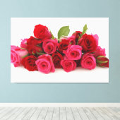 花 キャンバスプリント (インサイチュ (ウッドフロア))