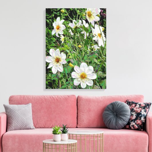花 キャンバスプリント (インサイチュ (リビング))