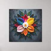 花 キャンバスプリント (正面)