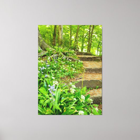 花 キャンバスプリント (正面)