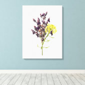 花 キャンバスプリント (インサイチュ (ウッドフロア))