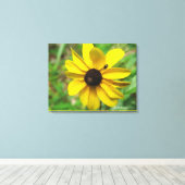 花 キャンバスプリント (インサイチュ (ウッドフロア))