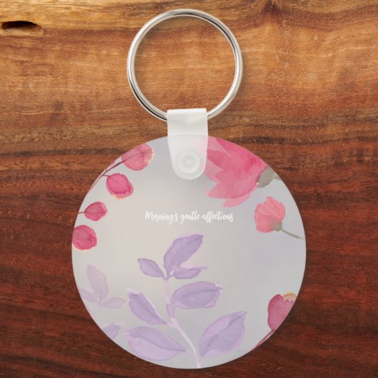 花 キーホルダー (裏面)