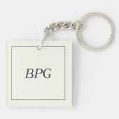 花 キーホルダー (裏面)