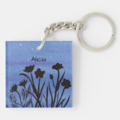 花 キーホルダー (裏面)