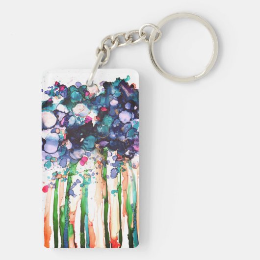 花 キーホルダー (裏面)