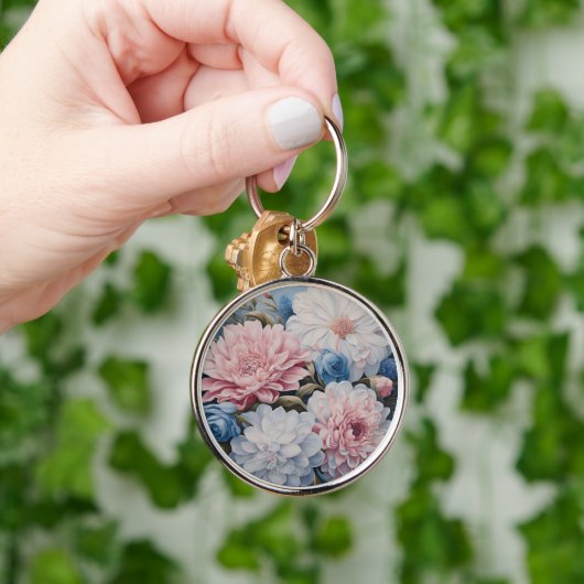 花 キーホルダー (手)