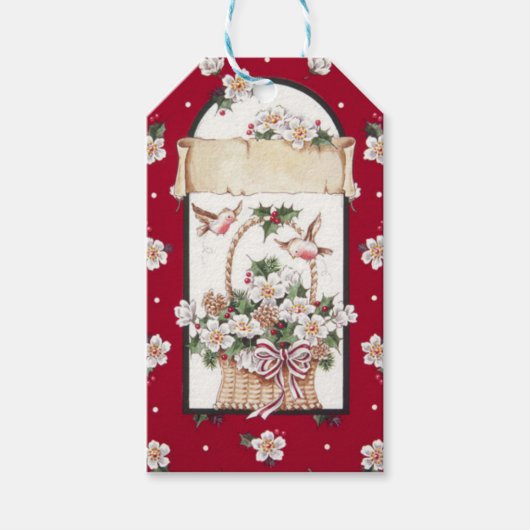 花 ギフトタグ (正面)