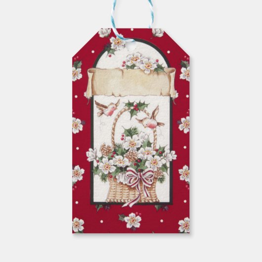 花 ギフトタグ (裏面)