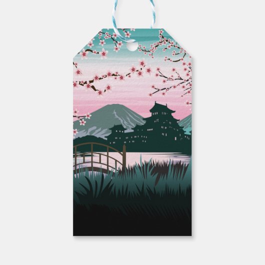 花 ギフトタグ (裏面)