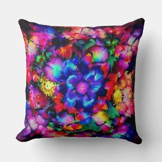 花 クッション (正面)