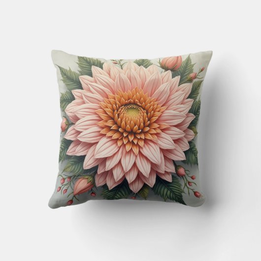 花 クッション (裏面)