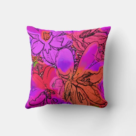 花 クッション (裏面)