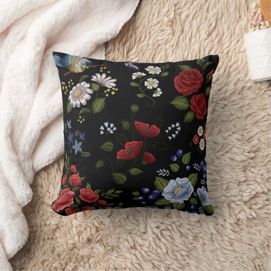 花 クッション (ブランケット)