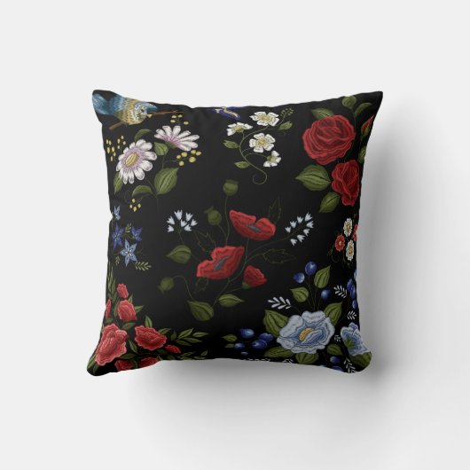 花 クッション (裏面)