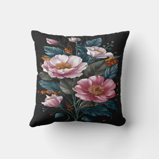 花 クッション (裏面)