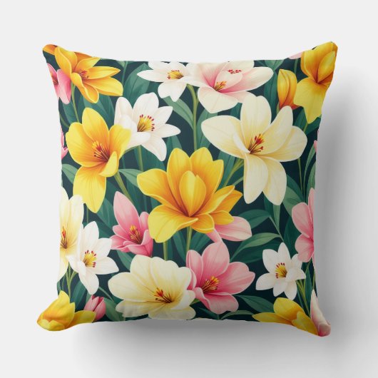 花 クッション (正面)