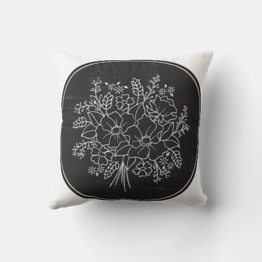 花 クッション (裏面)