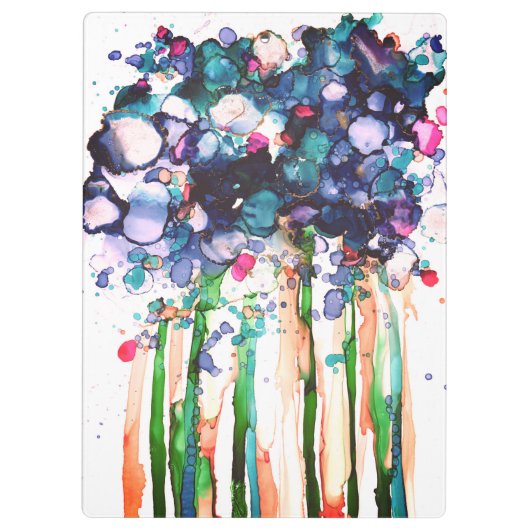 花 クリップボード (裏面)