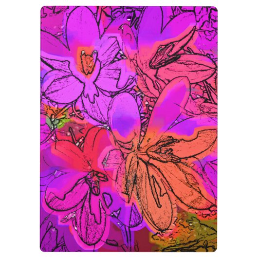 花 クリップボード (裏面)