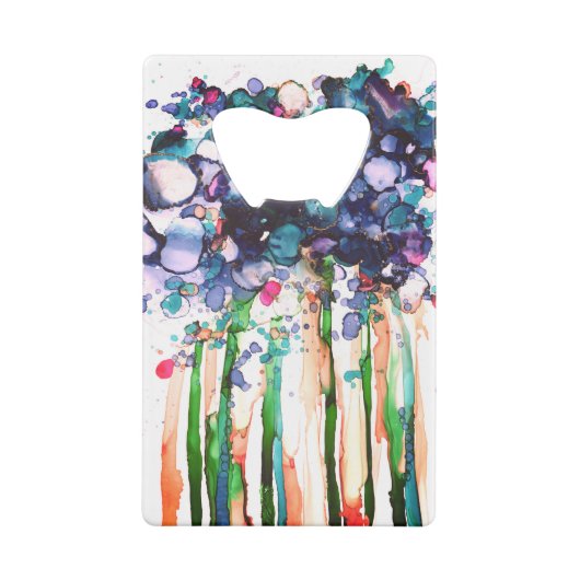 花 クレジットカード栓抜き (裏面)