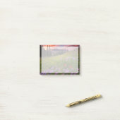 花 |コロラド州の紫色の野生の花 ポストイット (デスク上)