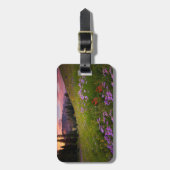 花 |コロラド州の紫色の野生の花 ラゲッジタグ (正面縦)