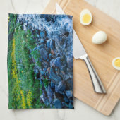 花 |コロラド州ワイルドフラワー キッチンタオル (四つ折り)