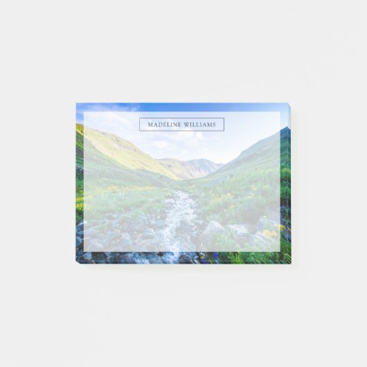 花 |コロラド州ワイルドフラワー ポストイット (正面)