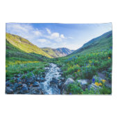 花 |コロラド州ワイルドフラワー 枕カバー (裏面)