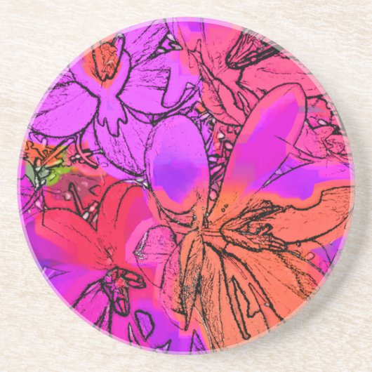 花 コースター (正面)