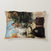 花、コーヒーポットとフルーツby Vincent vanゴッホ アクセントクッション (裏面)