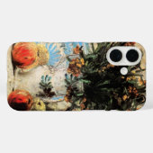花、コーヒーポットとフルーツby Vincent vanゴッホ Case-Mate iPhoneケース (裏面 (横))