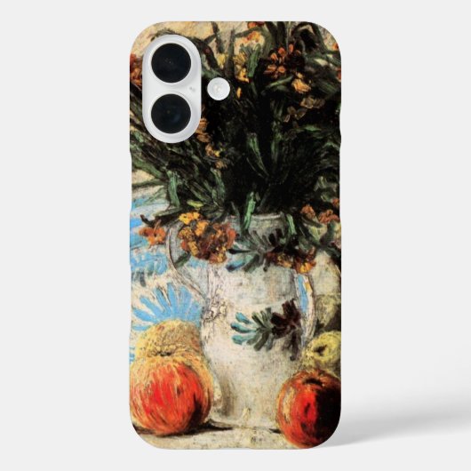 花、コーヒーポットと果物 ヴィンセント・ヴァン・ゴッホ Case-Mate iPhoneケース (裏面)