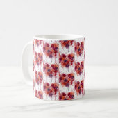 花 コーヒーマグカップ (正面左)