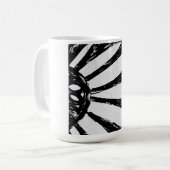 花 コーヒーマグカップ (正面左)