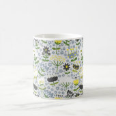 花 コーヒーマグカップ (中央)