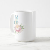 花 コーヒーマグカップ (正面左)