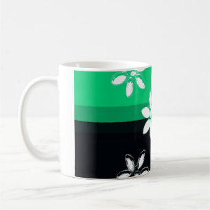 花 コーヒーマグカップ
