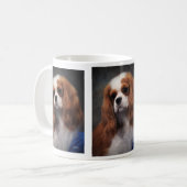 花 コーヒーマグカップ (正面左)