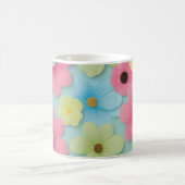 花 コーヒーマグカップ (中央)