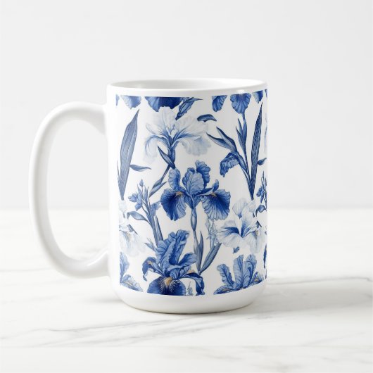 花 コーヒーマグカップ (左)