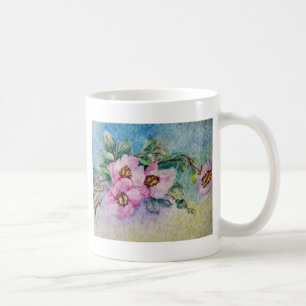 花 コーヒーマグカップ