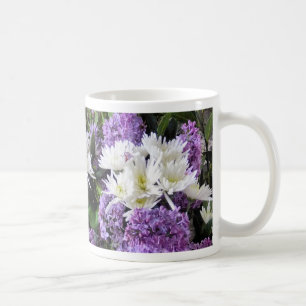 花 コーヒーマグカップ