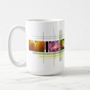花 コーヒーマグカップ