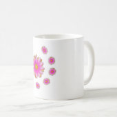 花 コーヒーマグカップ (正面右)