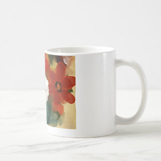 花 コーヒーマグカップ