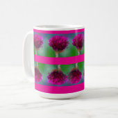 花 コーヒーマグカップ (正面左)