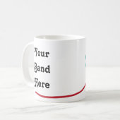 花 コーヒーマグカップ (正面左)